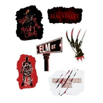 10" – 20" A Nightmare on Elm Street Party Cardstock Wall Cutouts - 6 Pieces