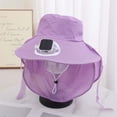 thumbnail image 2 of Daznico Hat with Fans Solar Power, Solar Fan Bucket Hat for Men Women UPF50+ Sun Wide Brim Outdoor Sports Summer Fishing Hat with Technology, Solar Fan Hat, Solar Powered Fan Hat, 2 of 3