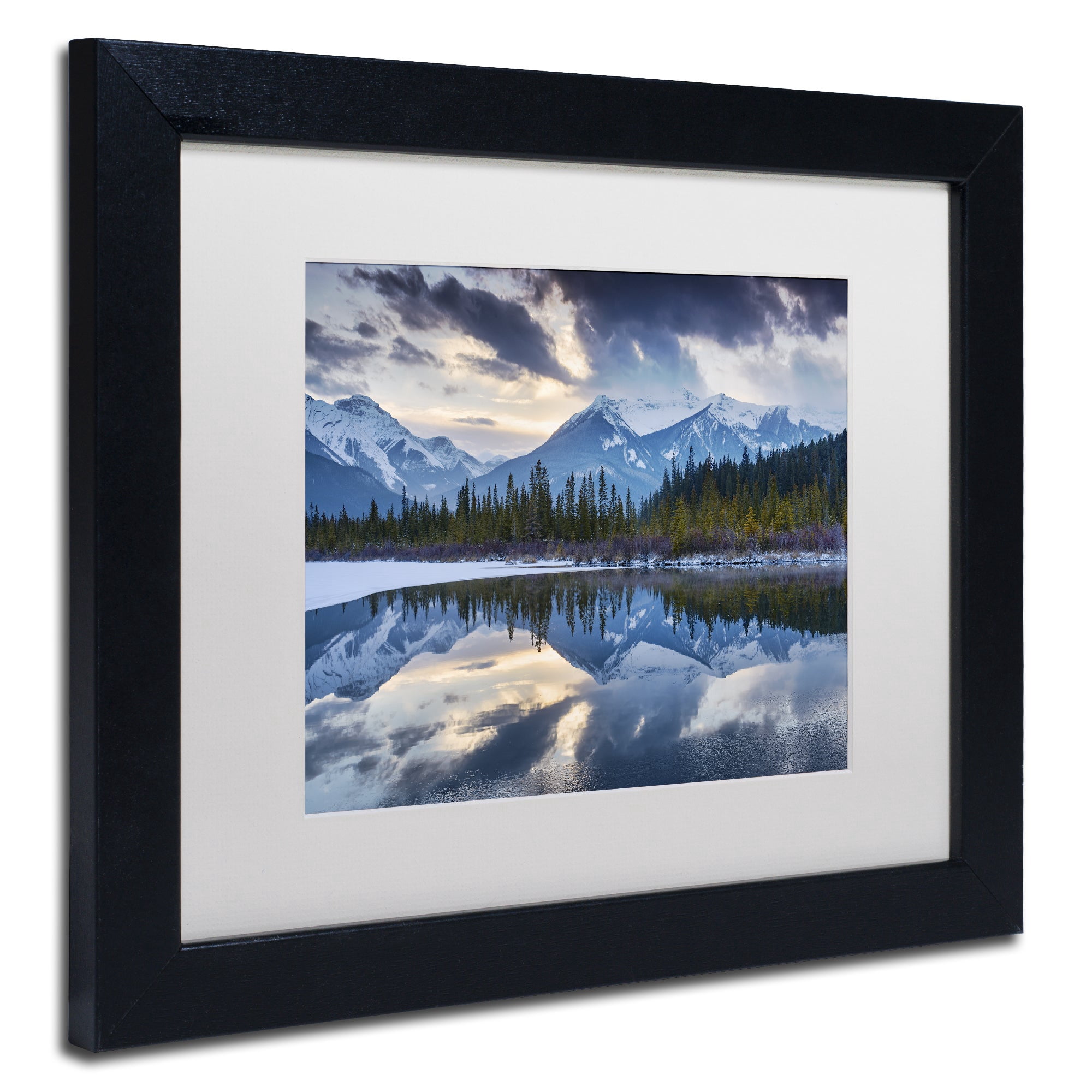 Trademark Fine Art 'Vermillion' Canvas Art by Michael Blanchette Photography, White Matte, Black Frame
