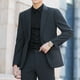 thumbnail image 4 of Traje de hombre, traje de hombre de moda, un conjunto de chaqueta de traje, sin planchado, corte ajustado, chaqueta elegante, 4 of 6