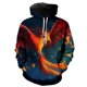 thumbnail image 3 of Sudadera con capucha de pájaro fénix de fuego a la moda, sudadera con capucha con estampado 3D de fénix llameante para hombre y mujer, ropa de calle, jerséis, sudaderas con capucha, ropa para niños, 3 of 5