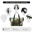 thumbnail image 3 of Travel Duffle Bag Floral Rhino With Birds Travel Tote Bags Carry on Luggage Waterproof Weekender Bags with Top Handle Adjustable Shoulde Strap for Travel Gym, 3 of 5