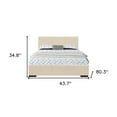 thumbnail image 4 of Beige Platform Twin Bed, 4 of 4