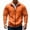 Orange, variant on Trench Coat Men Work Jackets for Men's Solid Color Long Sleeved Stand-up Collar Zipper Fleece Thick Pocket Jacket Orange XL