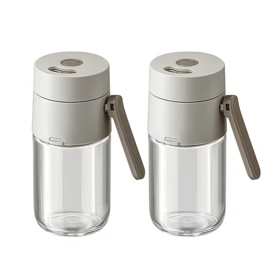 2 Pack Adjustable Spice Dispenser Salt Shaker Bottles Kitchen Essentials