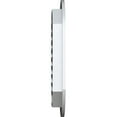 thumbnail image 3 of Ekena Millwork 14"W x 30"H Vertical Round Ended (19"W x 35"H Frame Size): Functional, PVC Gable Vent w/ 1" x 4" Flat Trim Frame, 3 of 14