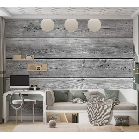 Tiptophomedecor Background & Patterns Wallpaper Wall Mural - Big Weathered Wooden Planks