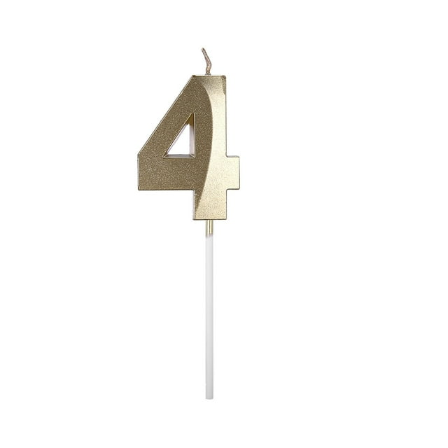 Birthday Candles Extended Big Number Candle Multicolor 3D Design Cake Topper Decoration For Any Celebration Votive Wraps Candle Holders Cute Candle Holder Crow Candle Holder round Glass Candle Holder