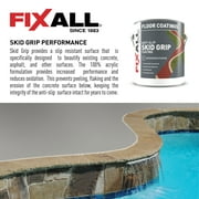 Skid Grip Anti-Slip Floor Coating, Slip-Resistant Pavement, Cement and Concrete Paint, Camel, 1 Gallon