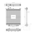 thumbnail image 3 of TYC 2816 Ford Explorer 1-Row Plastic Aluminum Replacement Radiator Fits 1985 Ford Bronco II, 3 of 3