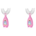 thumbnail image 1 of Wosthever Cepillo de dientes portátil de silicona en forma de U para niños pequeños, cepillo de dientes de doble cara para entrenamiento de Type5 NO5, 1 of 6