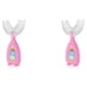 thumbnail image 1 of Cepillo de silicona en forma de U Toystoory Entrenamiento reutilizable para bebés color rosado S 2Conjunto, 1 of 6