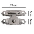 thumbnail image 2 of 10PCS Antique Bronze Hasp Buckle Jewellery Box Suitcase Latch Lock Clasp Wooden Box Latch Buckle Decorative Latch Hardware, 2 of 8