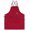 Red, variant on DOVACKA Cross Back Chef Apron with Adjustable Straps & Large Pockets, Canvas Bib Apron for Men Women, M-XXL, Black