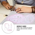 thumbnail image 2 of BEADCEST 9pcs French Curve Ruler for Pattern Making Plastic Pink for DIY Crafts, 2 of 6