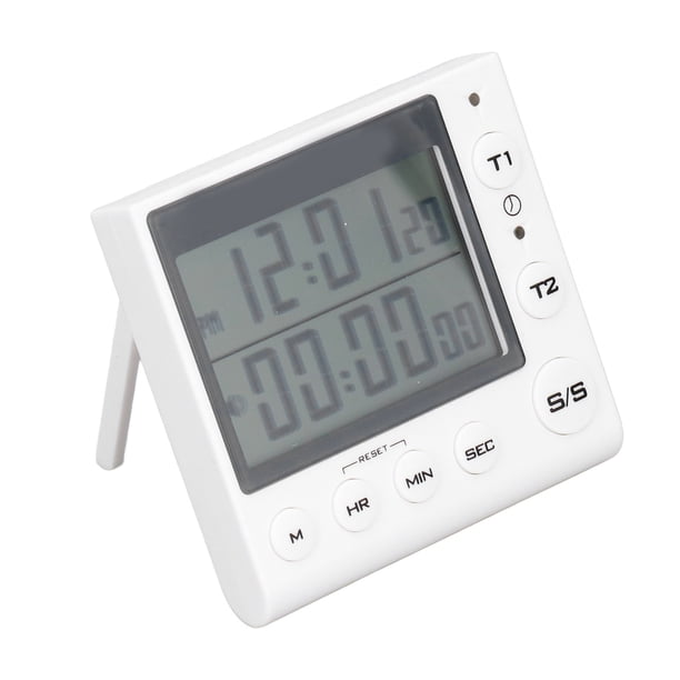 Alarma de reloj de cuenta regresiva ajuste de memoria de pantalla más grande dígitos grandes temporizador de cocina digital marcas claras soporte duradero para ejercicio de ANGGREK Otros