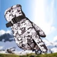 thumbnail image 3 of Sunjoy Tech 1 Pair Winter Camouflage Cycling Gloves,Windproof Waterproof Gloves for Men Women Full Finger Outdoor Warm Motorcycle Snow Skiing Gloves, 3 of 7