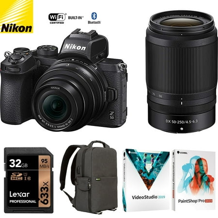 Nikon Z50 DX Mirrorless Camera w/ NIKKOR Z DX 16-50mm...