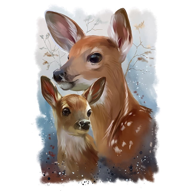 Taladro Pintura Diamante (DE3230) 5D DIY Completo Animales Lindos Punto de Cruz Craft Kit (08) 40x50cm Hugtrwg Para estrenar