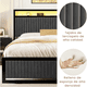 thumbnail image 3 of Base Cama Terciopelo Matrimonial, 3 of 7