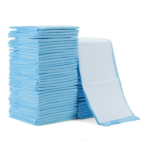 Pack de 100 Empapadores Desechables para Bebés (33x45 cm) - Almohadillas Impermeables, Ultra Absorbentes y Suaves para Cambio de Pañal, Viajes y Mascotas