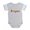 Heather Gray, variant on CafePress - Oregon Rbw Txt - Cute Infant Baby Football Bodysuit