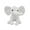 White, variant on Soft Baby Cartoon Elephant Plush Toys Cute Stuffed Animal Plush Doll Soothing Pillow Christmas Gifts for Kids Adults
