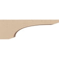 thumbnail image 3 of 3"W x 18"D x 6"H Thin Legacy Rough Cedar Woodgrain TimberThane Corbel, Primed Tan, 3 of 6