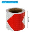 thumbnail image 2 of Unique Bargains Reflective Tape, 4'x33FT Waterproof High Visibility Warning Tape, Red-white, 2 of 6