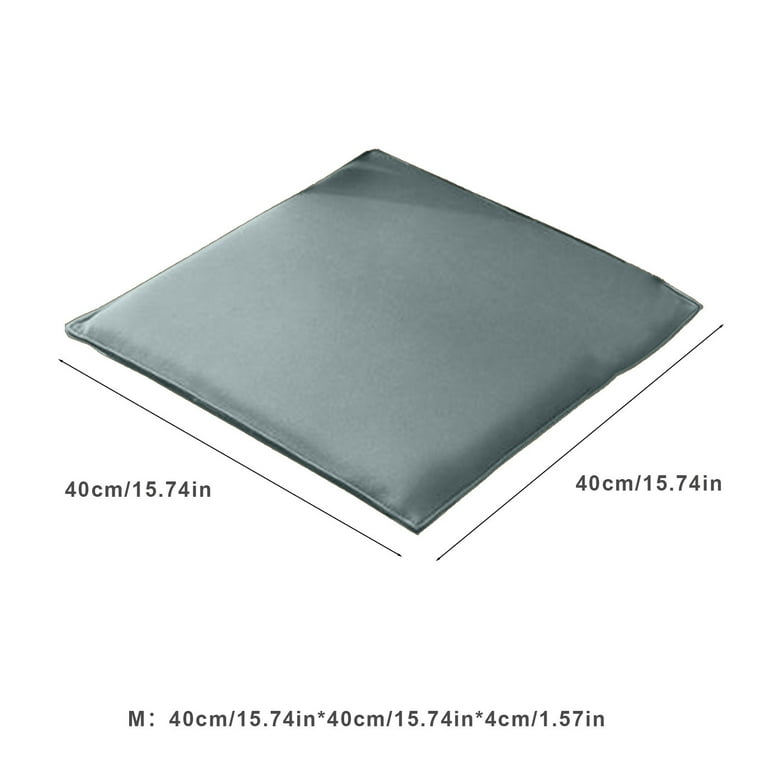 Yhmxh Leather Cushion Memory Foam Chair Pad, Square Large Pillows