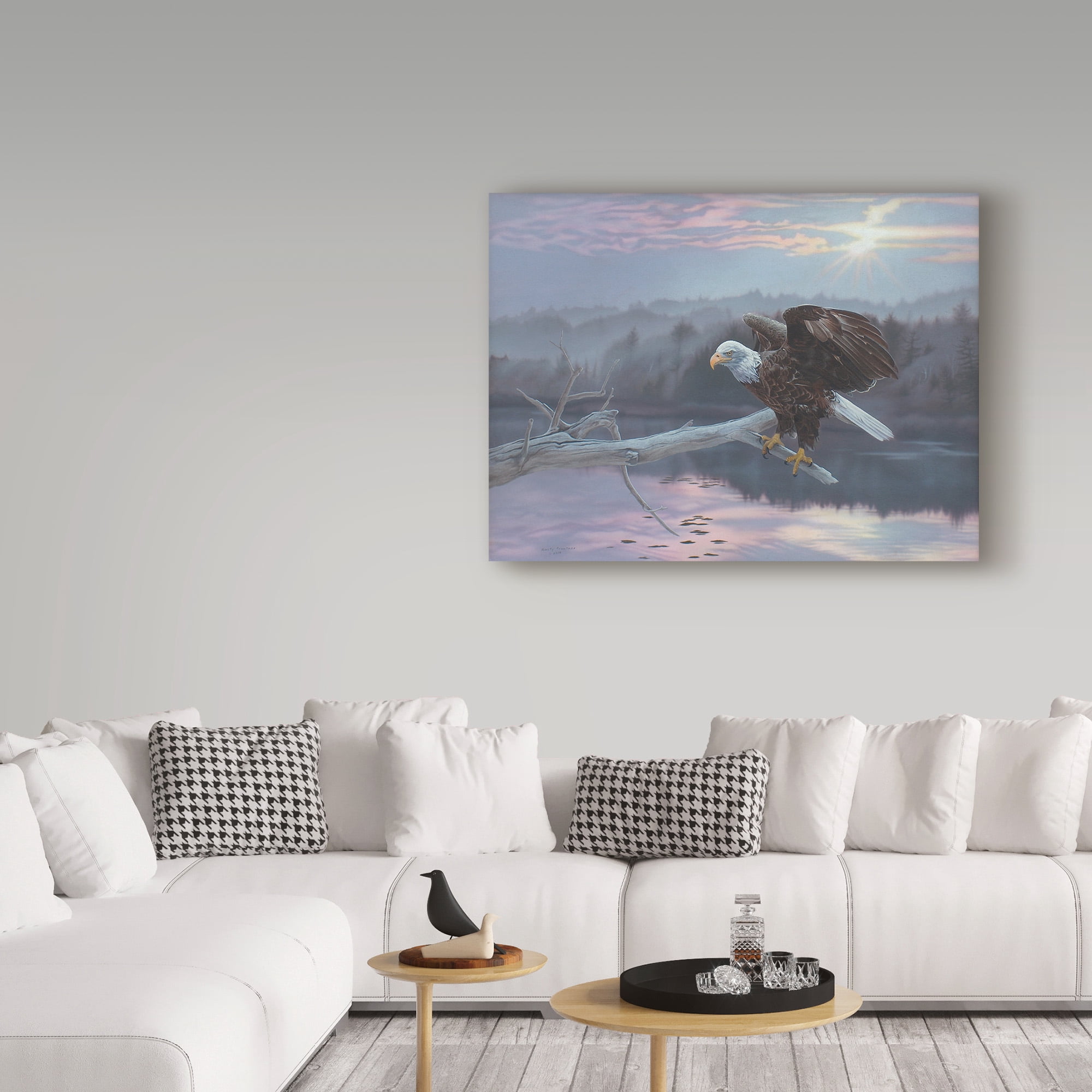Trademark Fine Art 'The Huron Eagle' Canvas Art by Rusty Frentner