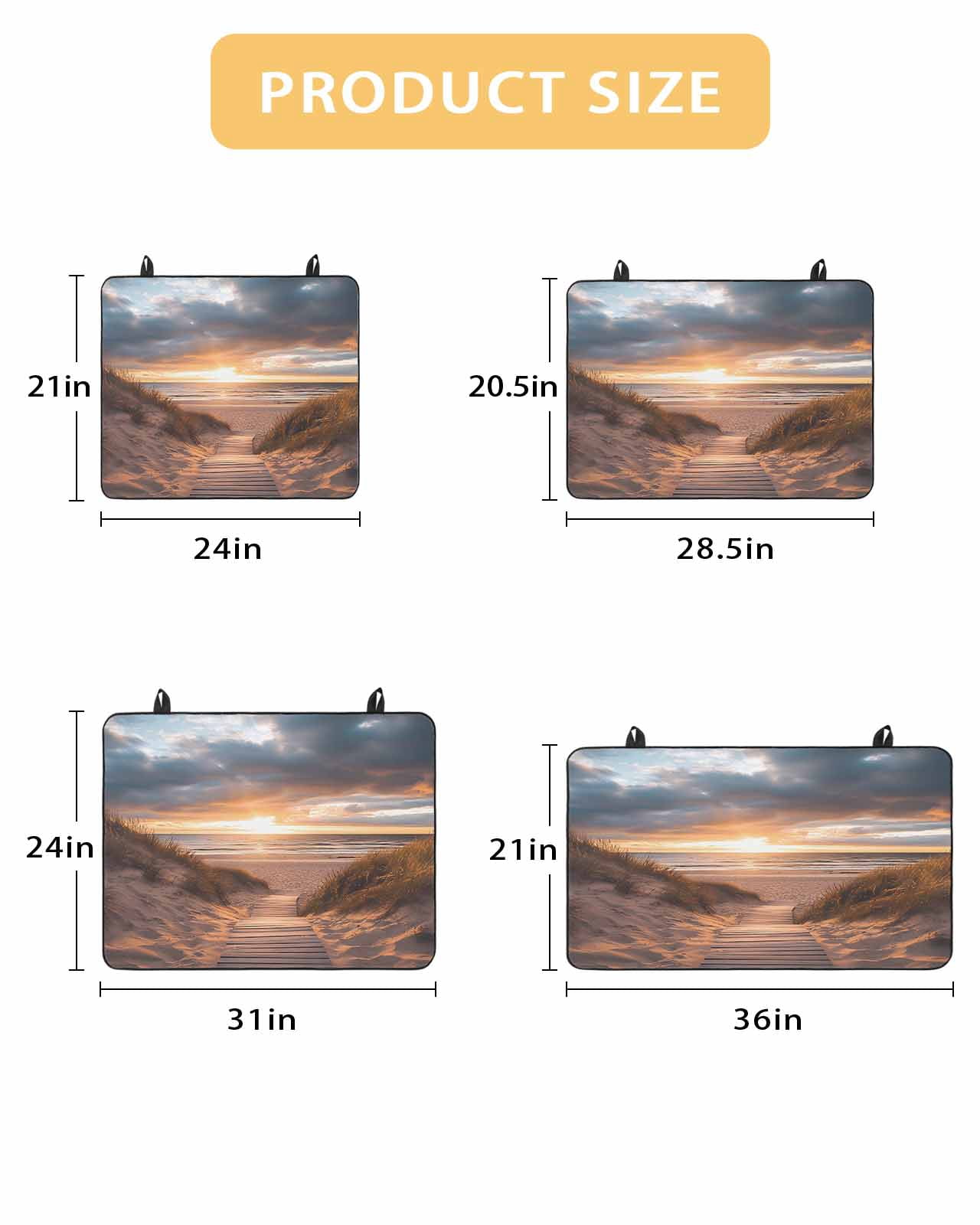 nqOlkjepod Large Induction Cooktop Protector Mat 24"x21", Summer Beach Stove Top Covers for Electric Stove, Modern Art Nautical Sea Decorative Stove Burner Cover Mats, Glass Top Stove Cover