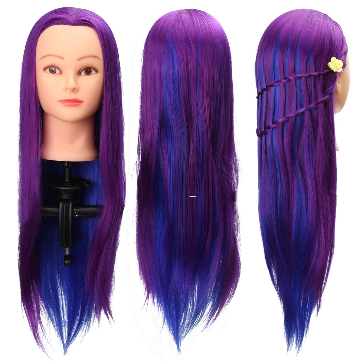 rainbow hair mannequin