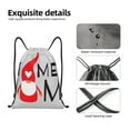 thumbnail image 3 of Yiaed Gnome Home With A Cute Gnome Print Drawstring Bags Drawstring Backpack Bulk String Back Pack Gym Sport Bag-Medium, 3 of 5