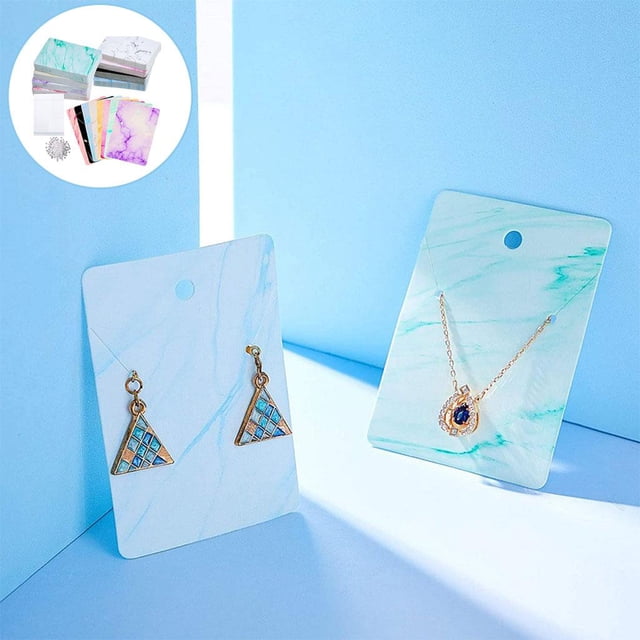 Tarjeta de exhibición de pendientes Yotijar 800x con 200 Bolsas autoadhesivas