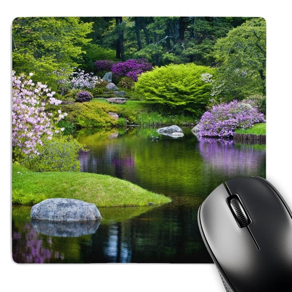 3dRose, Maine, Northeast Harbor. Asticou Azalea Gardens - US20 BJA0101 - Jaynes Gallery, MousePad