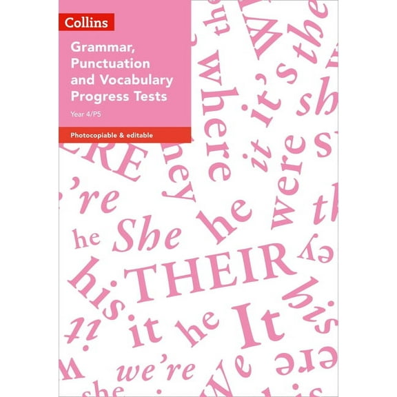 Year 4/P5 Grammar, Punctuation and Vocabulary Progress Tests, (Paperback)