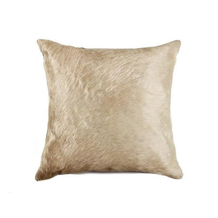 Natural 676685000071 18 X 18 In Torino Cowhide Pillow Natural