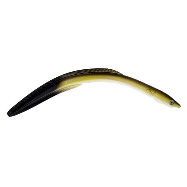 Señuelo blando de pesca shamjiam Cebos artificiales Amarillo 30cm