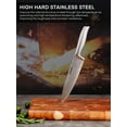 thumbnail image 3 of FOHERE 14-Piece Knife Block Set with 5 x Sharpeners, Unique Waved Pattern & Non Slip Stainless Steel Knife Handle, 3 of 9