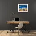 thumbnail image 3 of di Viccaro, Roberto 13x12 White Modern Wood Framed Museum Art Print Titled - Le due barche, 3 of 4