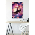 thumbnail image 6 of James Booker - Thug Space Cat On Dinosaur Unicorn Wall Poster, 22.375" x 34" Framed, 6 of 6