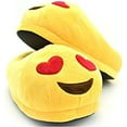 thumbnail image 4 of Heart Eyes Emojicon Quality Soft Slippers, 4 of 4