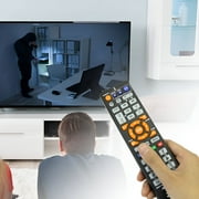GJX Universal Smart IR Copy Controller, 126-Key Learning Remote for TV, Cable & DVD, One-Key Setup Replacement