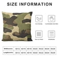 thumbnail image 5 of YINGXI  Pillow Cases Fashion Black Brown Green Camo Seamless Pattern,Decorative Throw Pillow Covers for Couch Bedroom Living for Girl Boy 12x12in, 5 of 5