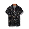 thumbnail image 6 of Blmnix Guide T shirts for Men Hawaiian Shirt Western Shirts Shirts Collared Short Sleeve Black Athletic Shirts for Men,XL, 6 of 6