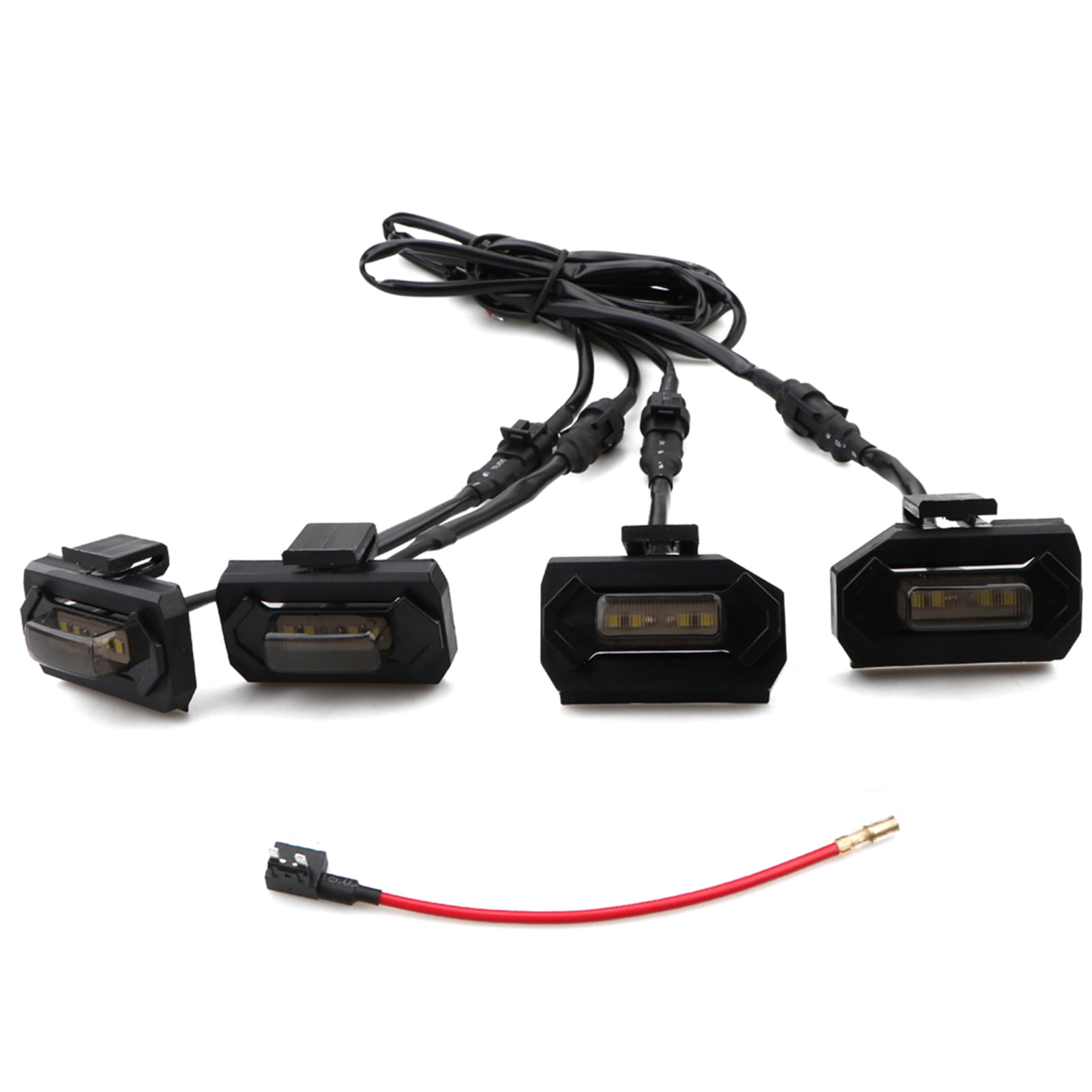 Amber Lens BONA 4 PCS Led Lights with Fuse for 2016-2018 Toyota Tacoma TRD PRO Amber Grille lights Amber Lens BONA 4 PCS Led Lights with Fuse for 2016-2018 Toyota Tacoma TRD PRO Amber Grille lights