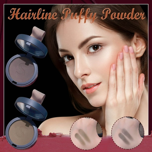 Fiudx Polvo para El Cabello, Corrector Instantáneo, Cubre y Rellena Las Canas, Acabado Natural Duradero, Peinado Versátil, Ideal para Cabellos con Cortes Altos, Opciones de Color a Juego Disponibles.