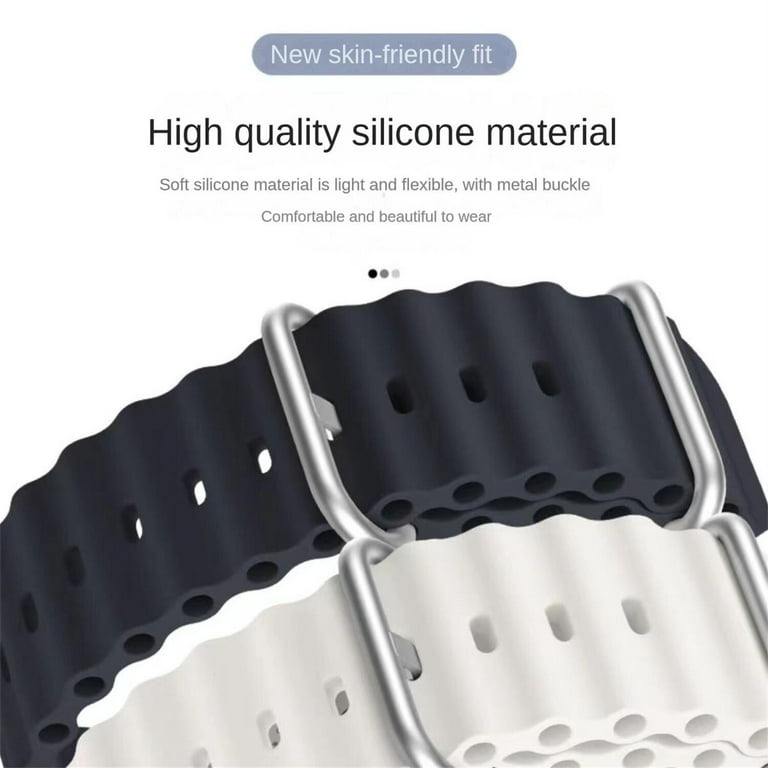 1set (5pcs)of silvery letter Y compatible with Samsung, Huawei, and Apple  watch band 49mm 45mm 44mm 42mm 41mm 40mm 38mm decorative ring compatible  with 20mm smartwatch strap, Compatible With Apple Watch Ultra