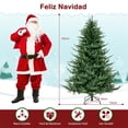 thumbnail image 3 of Árbol de Navidad Artificial Costway 183cm con 280 Luces LED Blancas Cálidas 788 Puntas de Rama de PE y PVC, 3 of 10